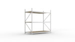 Regalsysteme Weitspannregale META MINI-RACK, Grundregal, verzinkt,