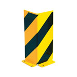 Anfahrschutz zum Aufdübeln, robuster Stahl, Winkel (zweiseitiger Schutz),