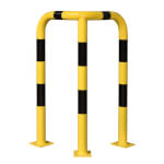 Rammschutz-Eckbügel zum Aufdübeln, für den Außeneinsatz, robuste Metallrohre,