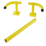 Rammschutzbügel-Set Farbe: gelb, zum aufdübeln
