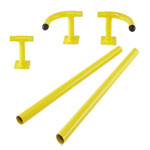 Rammschutzbügel-Set Farbe: gelb, zum aufdübeln