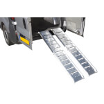 Mottez Auffahrrampe bis 200 kg/Paar, für Rollstühle, Rollcontainer etc.