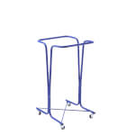 Mottez Müllsackhalterung mit Rollen für 400 L Säcke zur Halterung von Müllsacken bist 60 kg