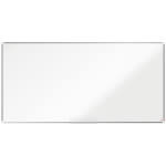Nobo Whiteboard Emaille Premium Plus 200 x 100 cm magnetisch mit Alurahmen, inkl. Montagematerial und Stiftablage