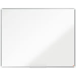 Nobo Whiteboard Stahl Premium Plus 150 x 120 cm magnetisch mit Alurahmen, inkl. Montagematerial und Stiftablage