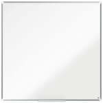 Nobo Whiteboard Melamin Premium Plus 120 x 120 cm mit Aluminiumrahmen, inkl. Montagematerial und Stiftablage