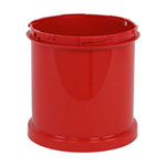 Einzelmodul Absperrpfosten einfarbig für modularen Ketten-Absperrpfosten