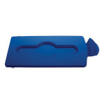 Rubbermaid Slim Jim Klapp-Deckel geschlossener Einwurf für manuelles Öffnen