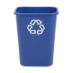 Rubbermaid Papierkorb robuster Abfalleimer mit Recycling-Symbol