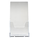 Prospektständer Tisch DIN lang hoch Prospektständer, transparent für DIN lang hoch Prospekte