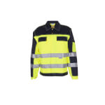 Warnschutzkleidung Warnschutzjacken PLANAM Warnschutz-Bundjacke, gelb-marine