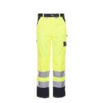 Warnschutzkleidung Warnschutzhosen PLANAM Warnschutz-Bundhose, gelb-marine