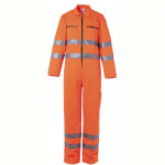 Warnschutzkleidung Warnschutzoveralls PLANAM Warnschutz-Overall Ralleykombi, orange