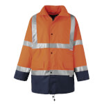 Warnschutzkleidung Warnschutzjacken PLANAM Warnschutz-Parka, orange-marine,