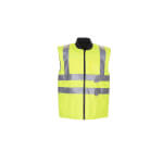 Warnschutzkleidung Warnschutzwesten PLANAM Winter-Warnschutzweste, gelb,