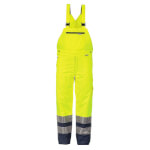Warnschutzkleidung Warnschutzhosen PLANAM Warnschutz-Latzhose Winter, gelb-marine,