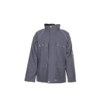 Arbeitsjacken Winterparka PLANAM Winterparka passend zu Canvas 320, grau-schwarz,