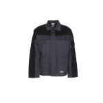 Planam Weld Shield Arbeitsjacke 5510 grau schwarz antistatische Kleidung mit Schweißerschutz