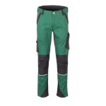Planam Bundhose Norit grün-schwarz aus hochwertigem Stretchgewebe für optimale Bewegungsfreiheit