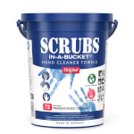 Handreinigung Handreinigungstücher SCRUBS - entfernt hartnäckige Verschmutzungen, Bindung
