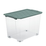 rothopro Evo Safe robuste Aufbewahrungsbox mit Deckel Fassungsvermögen: 65,0 l mit Rollen