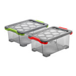 rothopro Evo Total robuste Aufbewahrungsbox mit Deckel Fassungsvermögen: 11,0 l