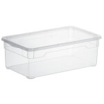 rothopro Clearbox  Aufbewahrungsbox mit Deckel Fassungsvermögen: 5,0 l