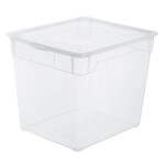 rothopro Clearbox  Aufbewahrungsbox mit Deckel Fassungsvermögen: 31,0 l