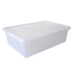 rothopro Clearbox  Aufbewahrungsbox mit Deckel Fassungsvermögen: 22,0 l