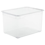 rothopro Clearbox  Aufbewahrungsbox mit Deckel Fassungsvermögen: 46,0 l