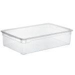 rothopro Clearbox  Aufbewahrungsbox mit Deckel Fassungsvermögen: 30,0 l