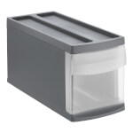 rothopro Systemix Schubladenbox S robuster Kunststoff mit rollengelagerter Schubladenführung