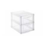 rothopro Orgamix Schubladenbox A4 robuster Kunststoff mit 2 Schubladen