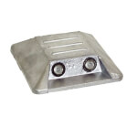 Schake Alumarkierungsnagel mit zwei Reflexlinsen einseitig zum Aufkleben