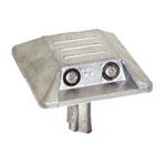 Alumarkierungsnagel mit Schaft zum Einsetzen