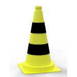 Leitkegel gelb/schwarz tagesleuchtend einfache Ausführung