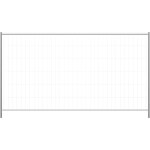 Schake Mobilzaun Element Standard verzinkt mit umlaufenden Rohrrahmen und sendzimirverzinkt