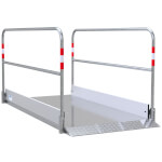 Schake Grabenbrücke aus Aluminium für den sicheren Übergang über Gräben und Kanäle