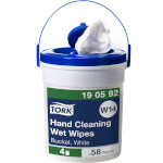 Tork 190592 Feuchte Handreinigungstücher Premium 1-lagig im Spendereimer W14