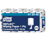 Reinigungstücher, Tork Reflex Mehrzweck Papierwischtücher, Rollenlänge 300m,