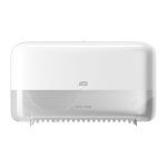 Tork 558040 Doppelrollenspender für hülsenloses Midi Toilettenpapier Spendersystem T7 im Elevation Design