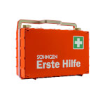 Söhngen Erste Hilfe Koffer DYNAMIC-GLOW L orange mit Füllung gemäß DIN 13169