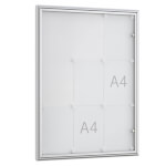 Schaukästen WSM SOFTLINE, für den Inneneinsatz, abgerundetes Profil,