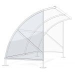 WSM Seitenwand für Modell Bamberg als optionaler Zubehör, für rechts oder links