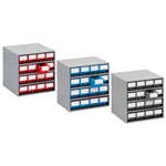 Schubladenmagazin TRESTON mit 16 Schubladen inkl. Etiketten und Auszieh-Sicherung,