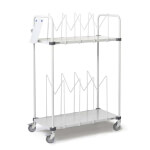 Treston Kartonhalter-Wagen für verschiedene Kartonhöhen