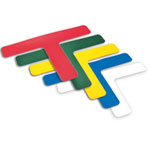 Bodenmarkierung - Lagerplatzkennzeichnung T-Stück aus selbstklebendem PVC