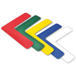 Bodenmarkierung - Lagerplatzkennzeichnung L-Stück aus selbstklebendem PVC