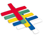 Bodenmarkierung - Lagerplatzkennzeichnung X-Stück aus selbstklebendem PVC