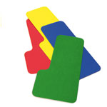 Lagerplatzkennzeichnung WT-7112, Strapazierfähiges Polycarbonat, gelb